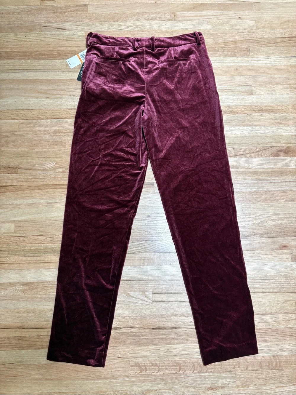Men’s red velvet slacks size 33